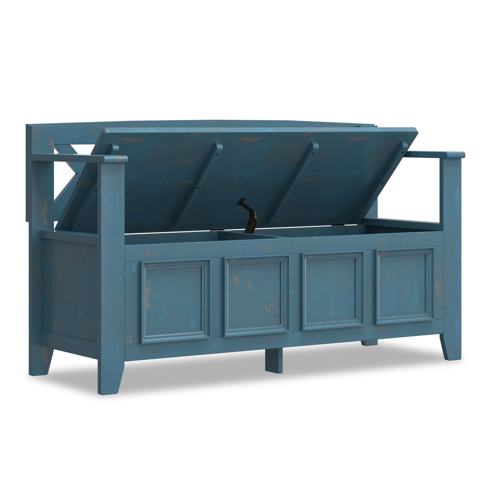 Amherst - Handcrafted Entryway Storage Bench - Image 33