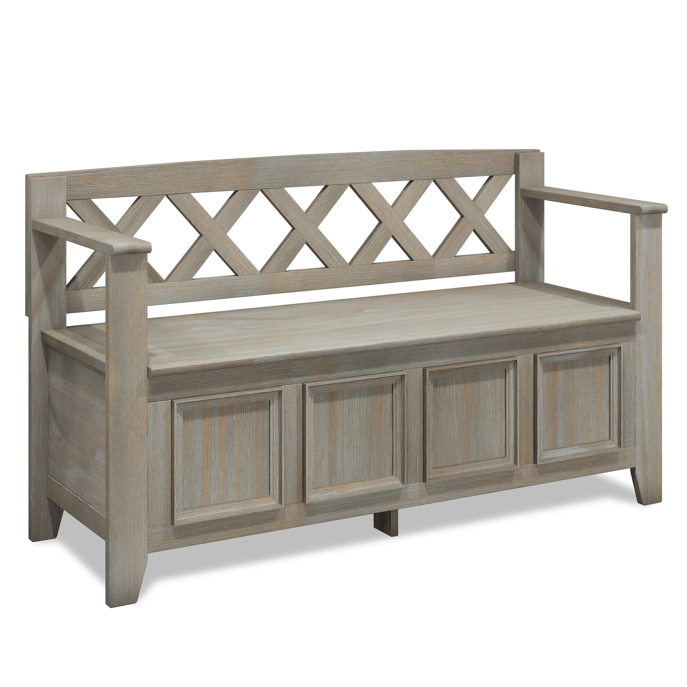 Amherst - Handcrafted Entryway Storage Bench - Image 5