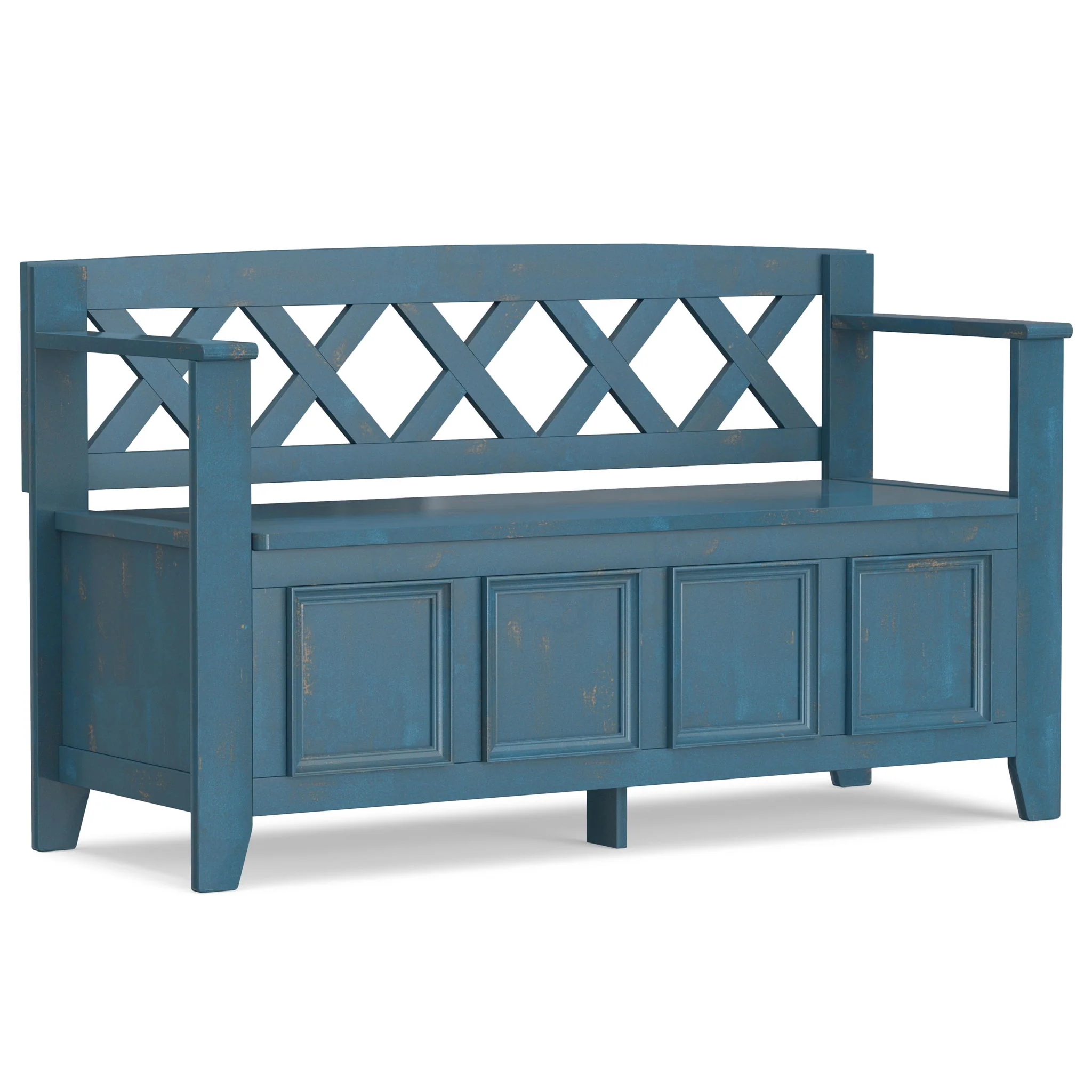 Amherst - Handcrafted Entryway Storage Bench - Image 7