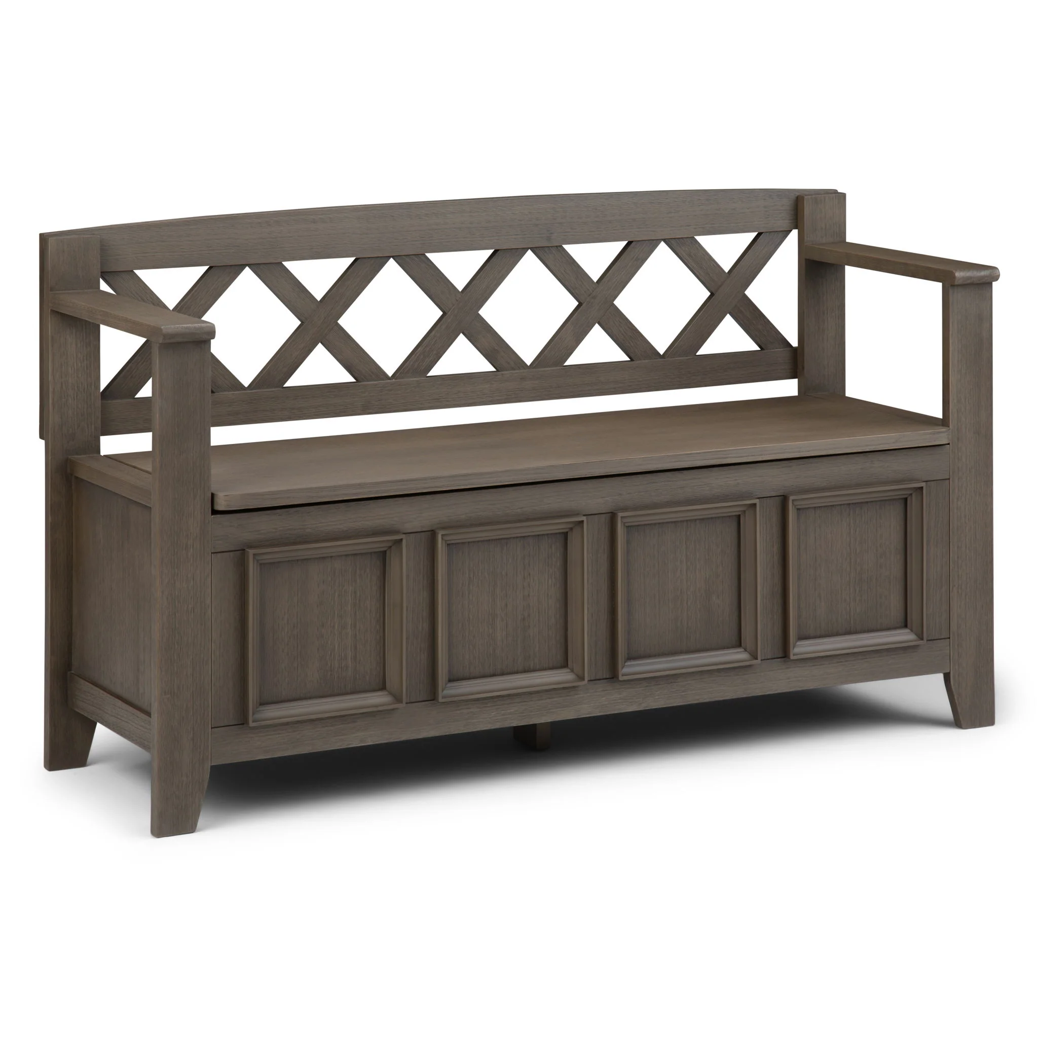 Amherst - Handcrafted Entryway Storage Bench - Image 9