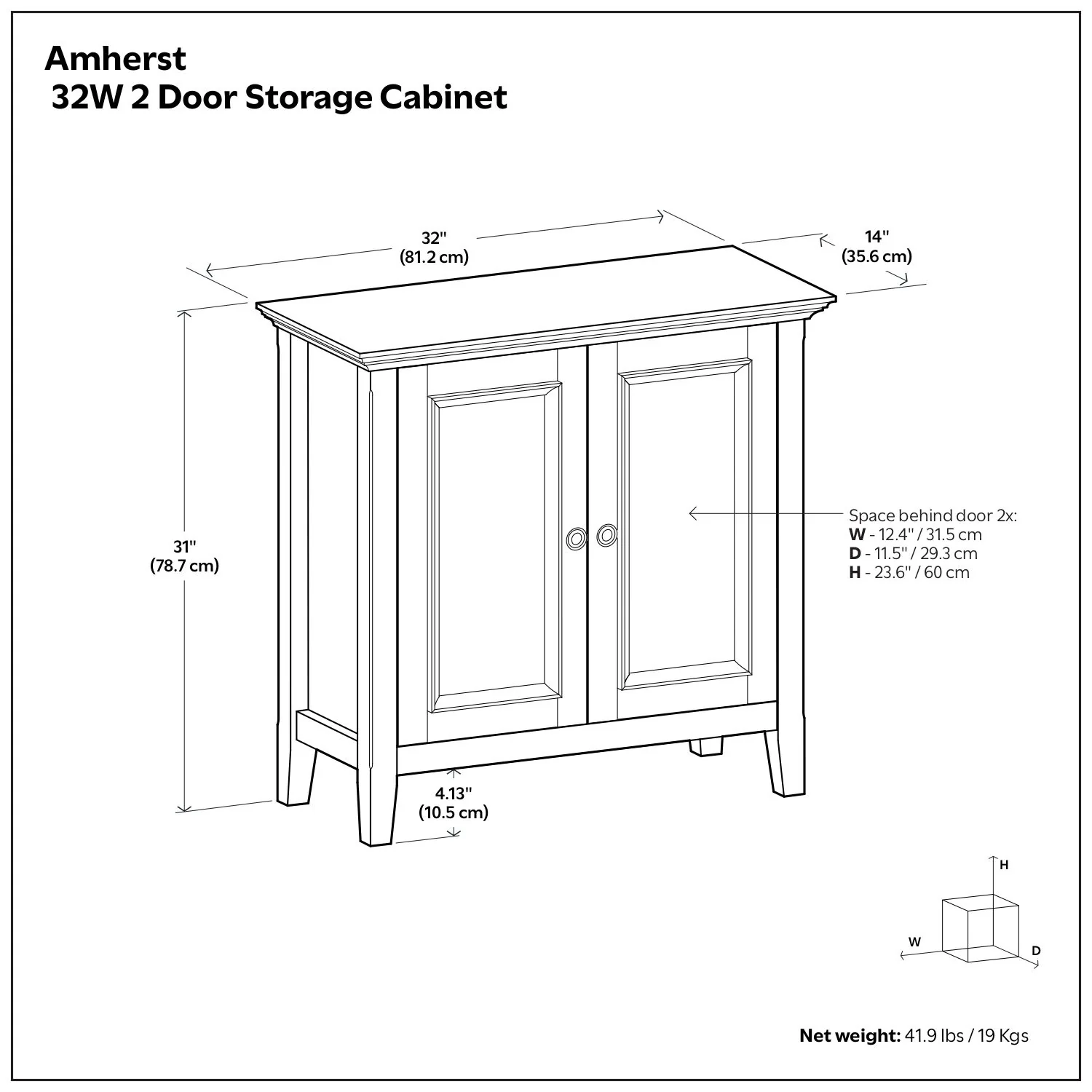 Amherst - Handcrafted Low Storage Cabinet - Image 29