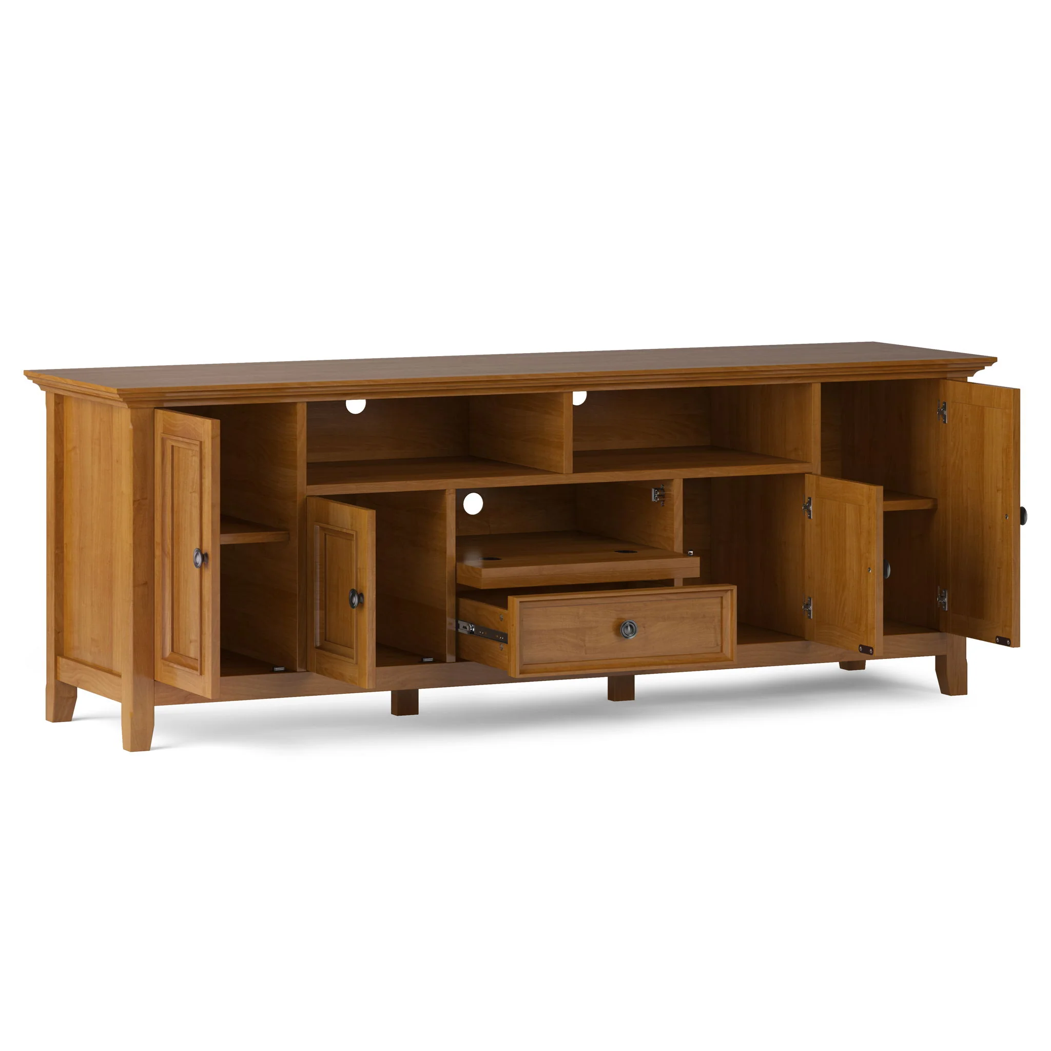 Amherst - Handcrafted Wide TV Media Stand - Image 11