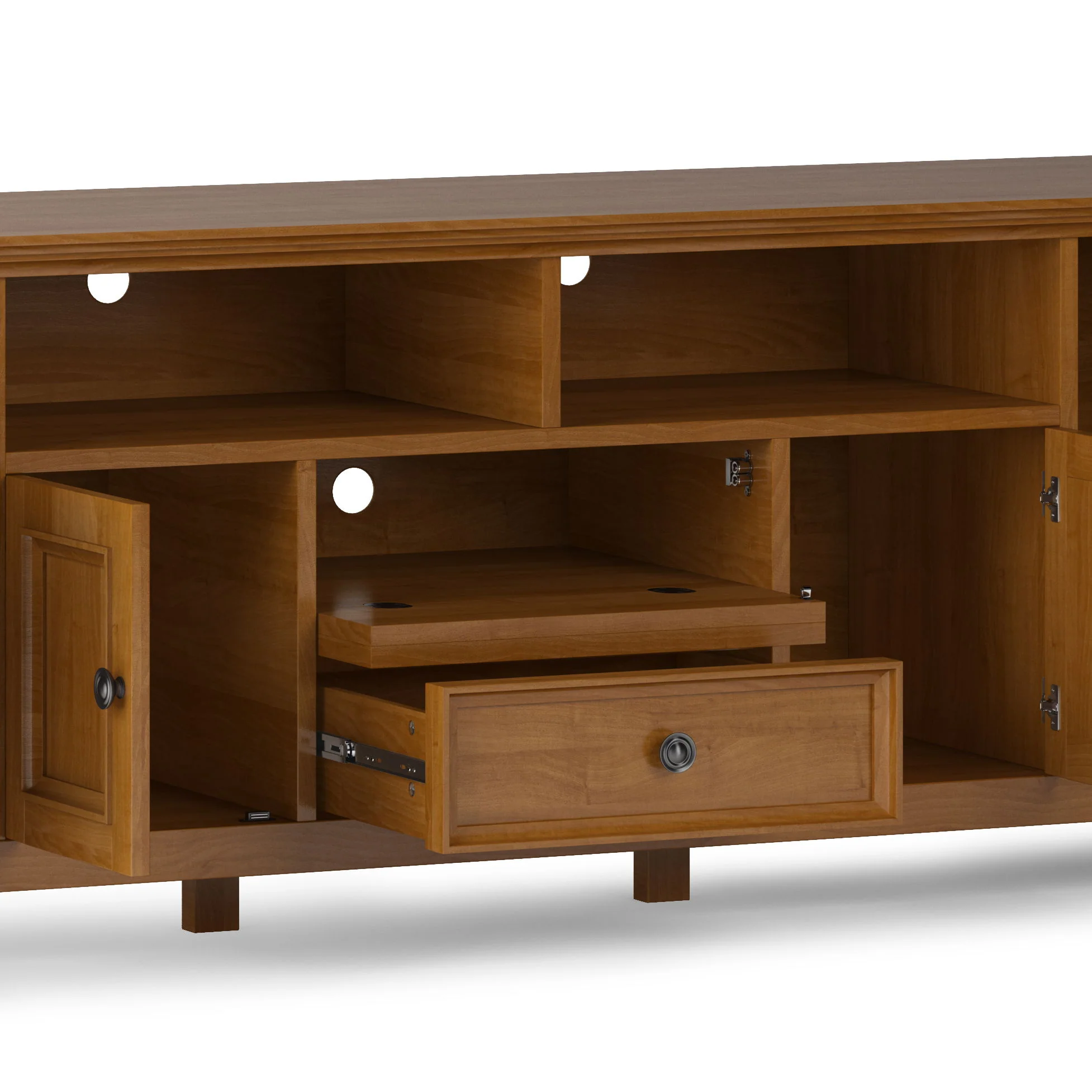 Amherst - Handcrafted Wide TV Media Stand - Image 13