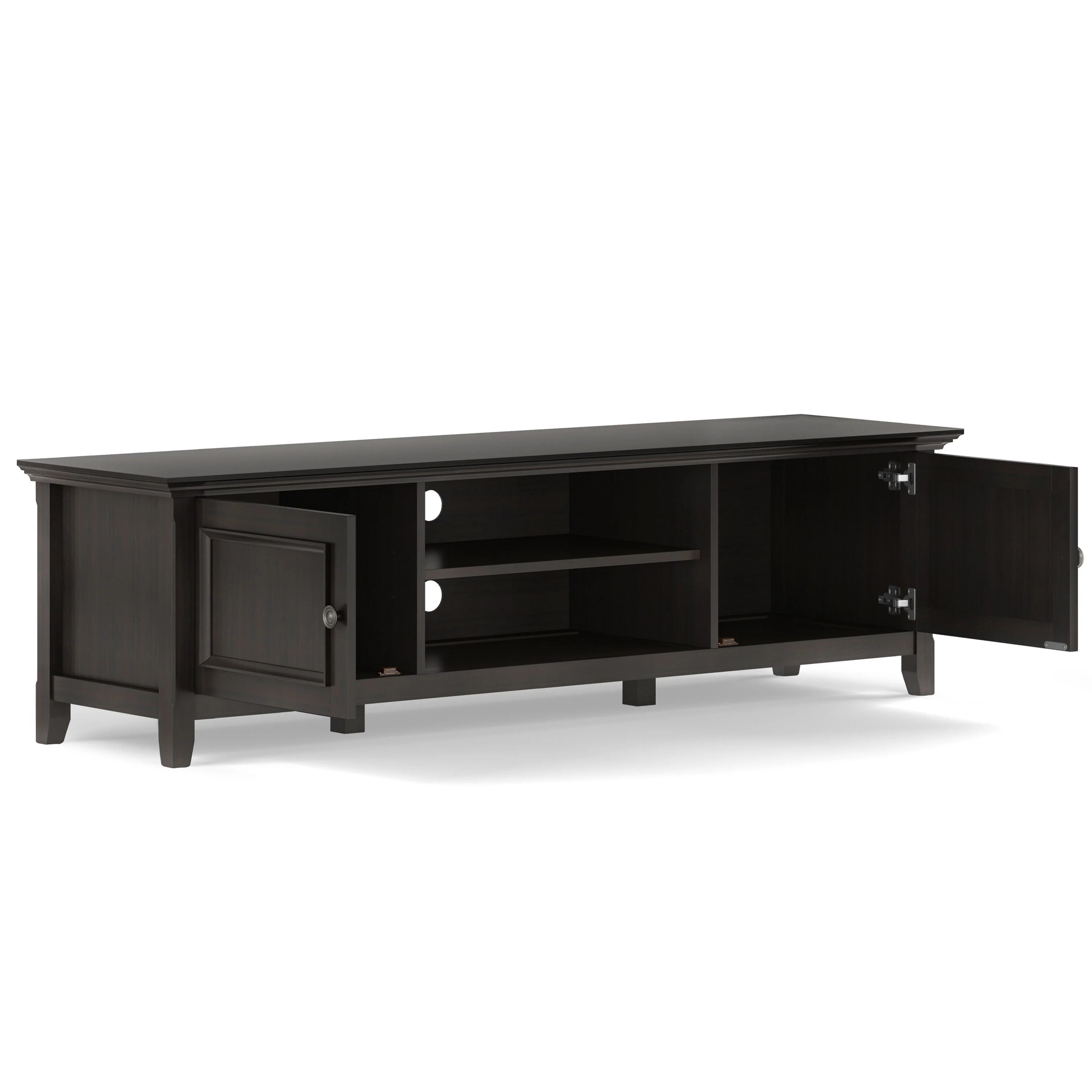 Amherst - Low TV Media Stand - Hickory Brown - Image 10