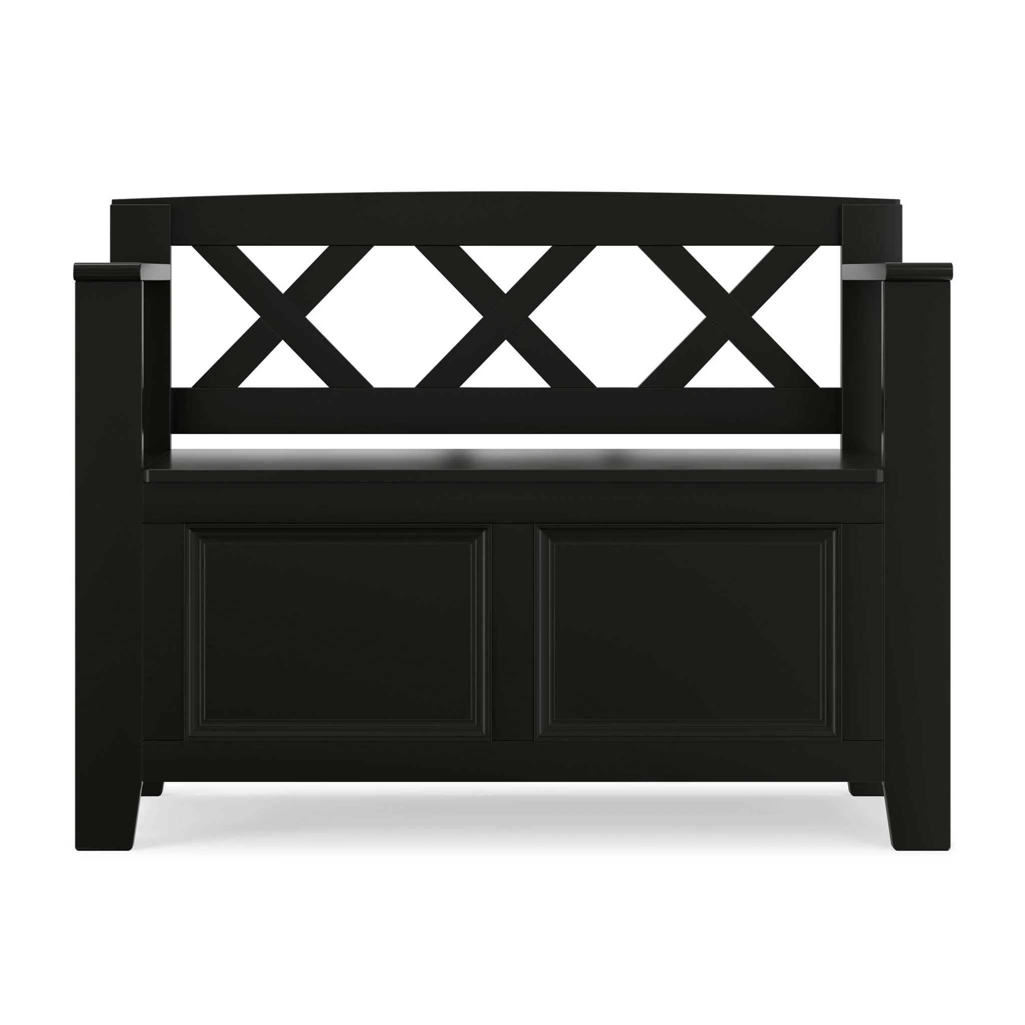 Amherst - Small Transitional Entryway Storage Bench - Image 16