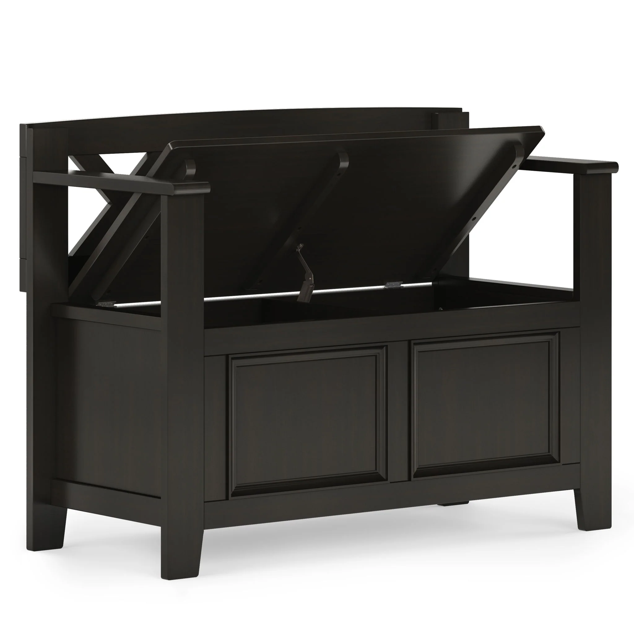 Amherst - Small Transitional Entryway Storage Bench - Image 31