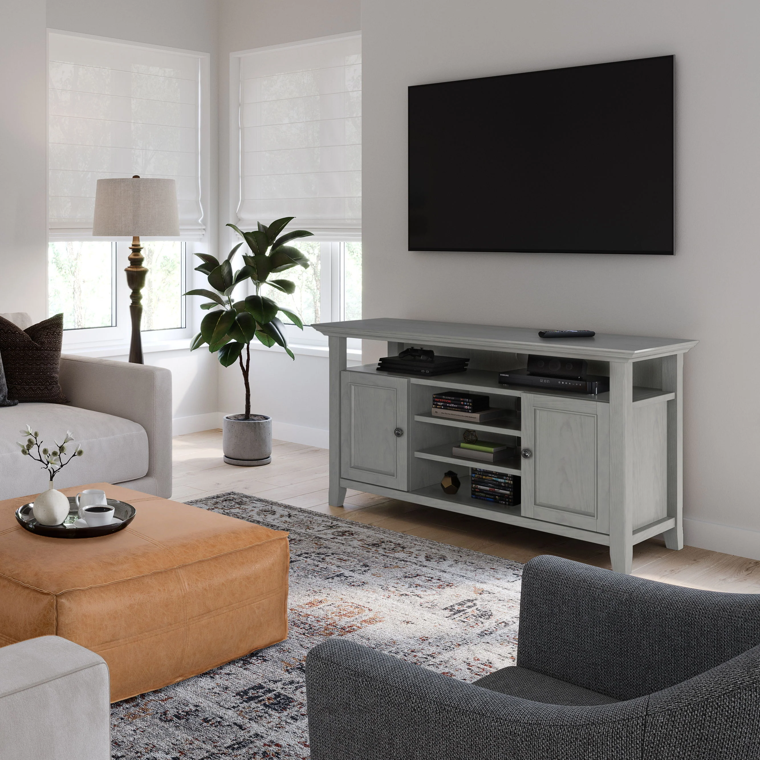 Amherst - TV Media Stand, Handcrafted - Image 11
