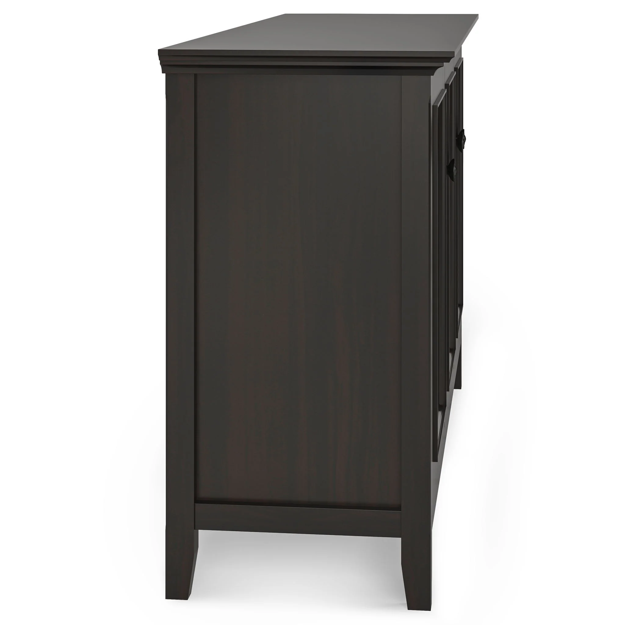 Amherst - Wide 3 Door Storage Cabinet - Hickory Brown - Image 7