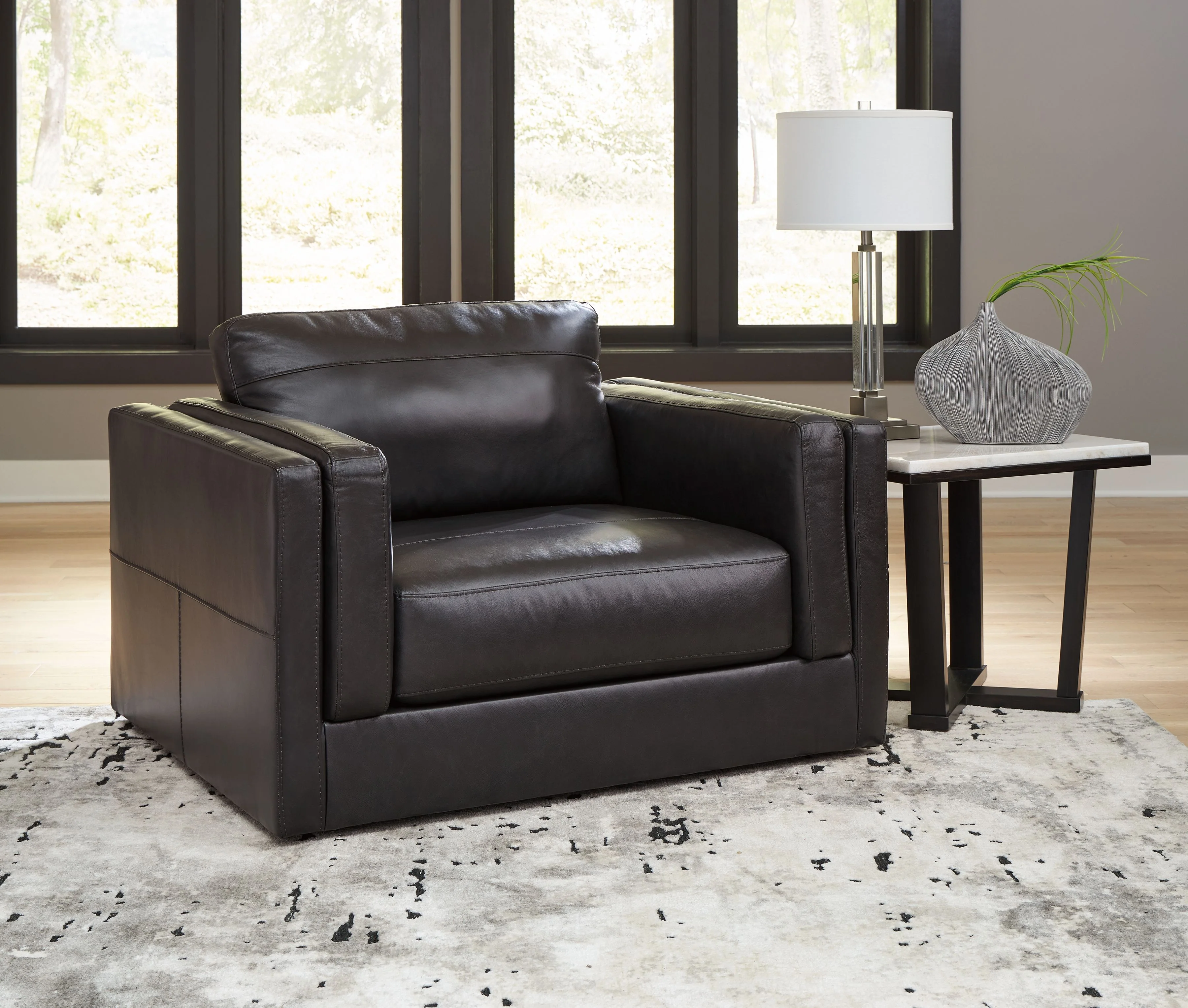 Amiata - Chair And A Half - Onyx - Image 3