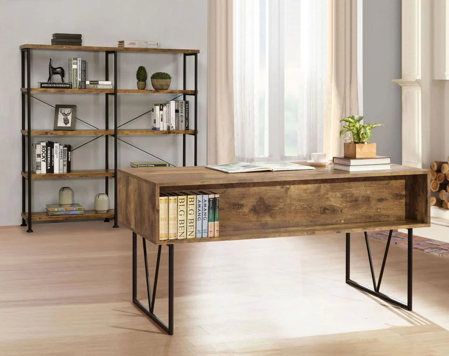 Analiese - 4-Shelf Double Bookshelf - Image 19