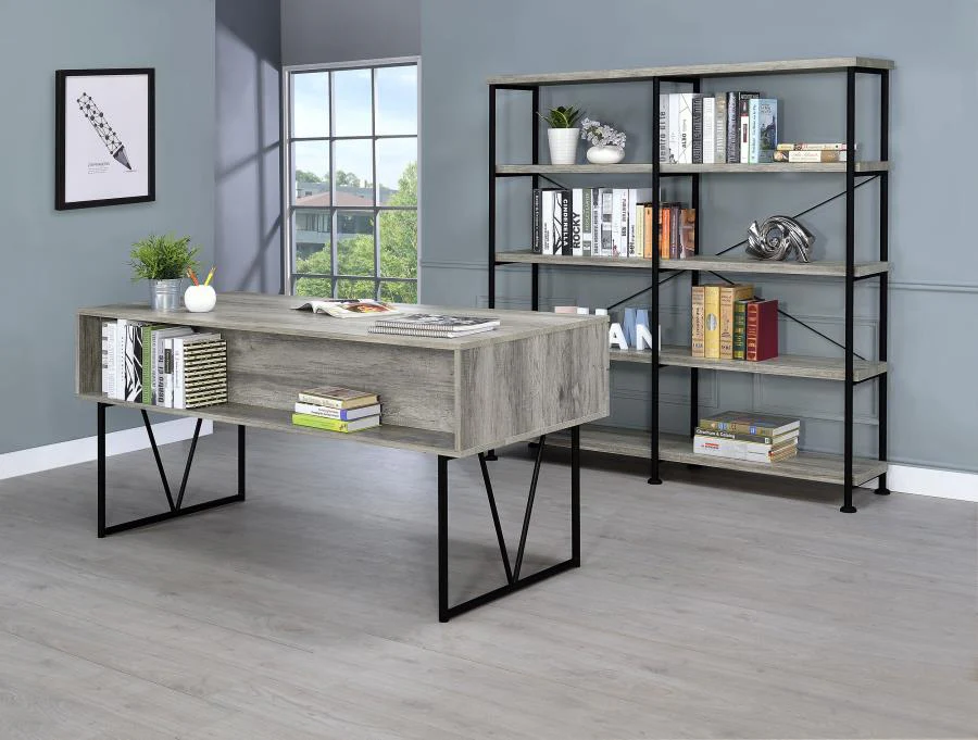 Analiese - 4-Shelf Double Bookshelf - Image 22