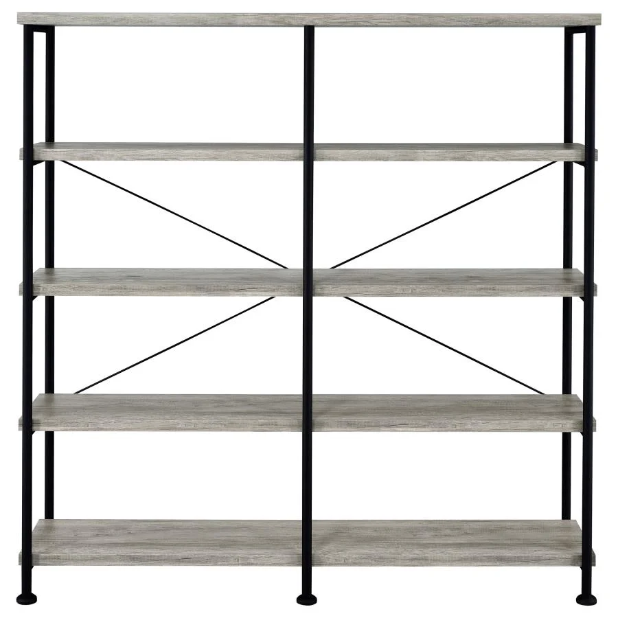 Analiese - 4-Shelf Double Bookshelf - Image 6