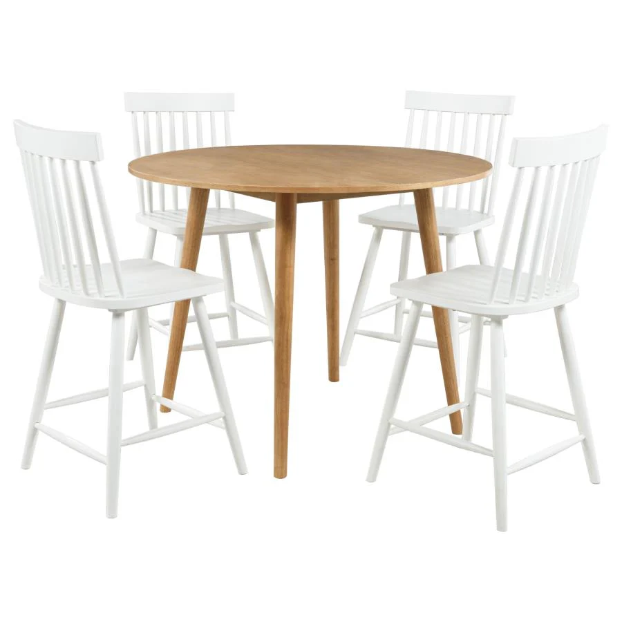 Andrews - Round Counter Dining Set - Image 6