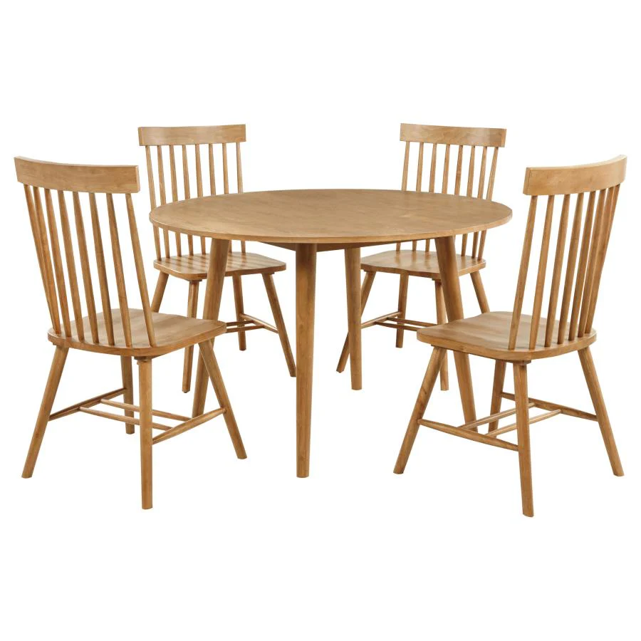 Andrews - Round Dining Table Set - Image 4