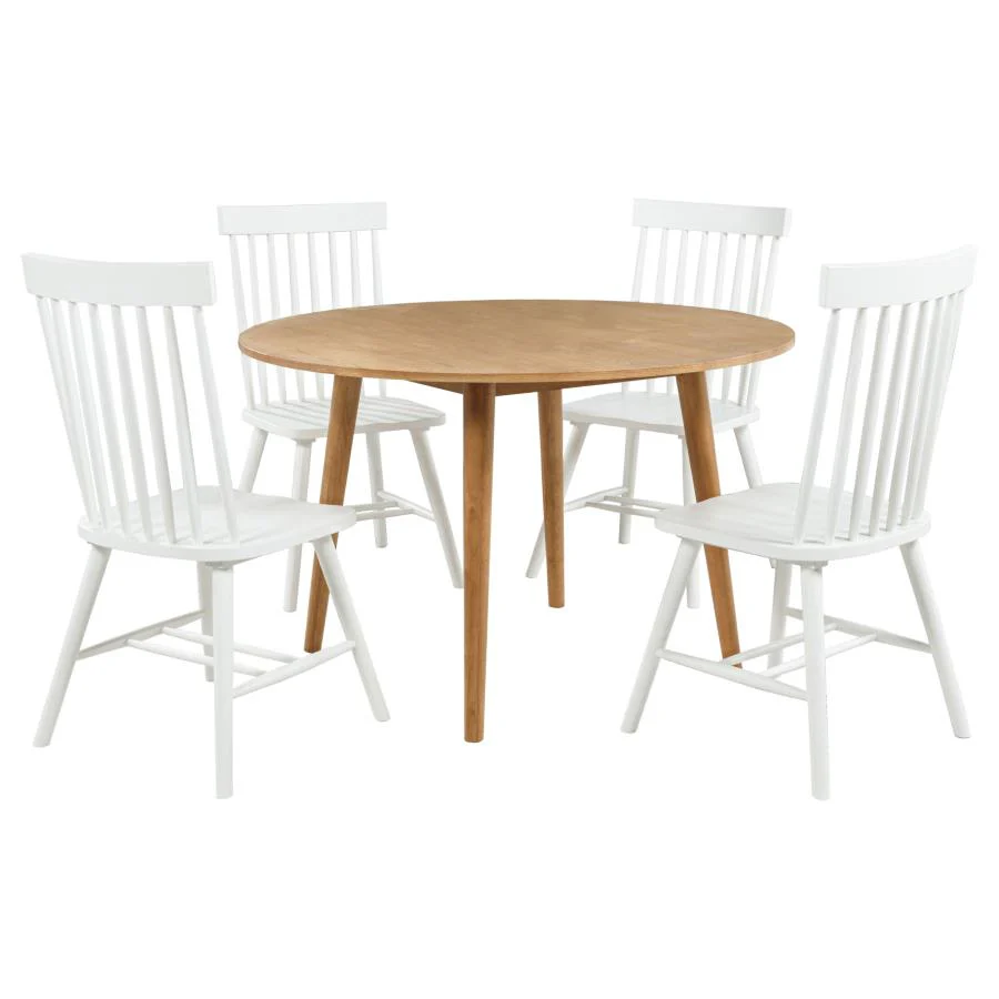 Andrews - Round Dining Table Set - Image 6
