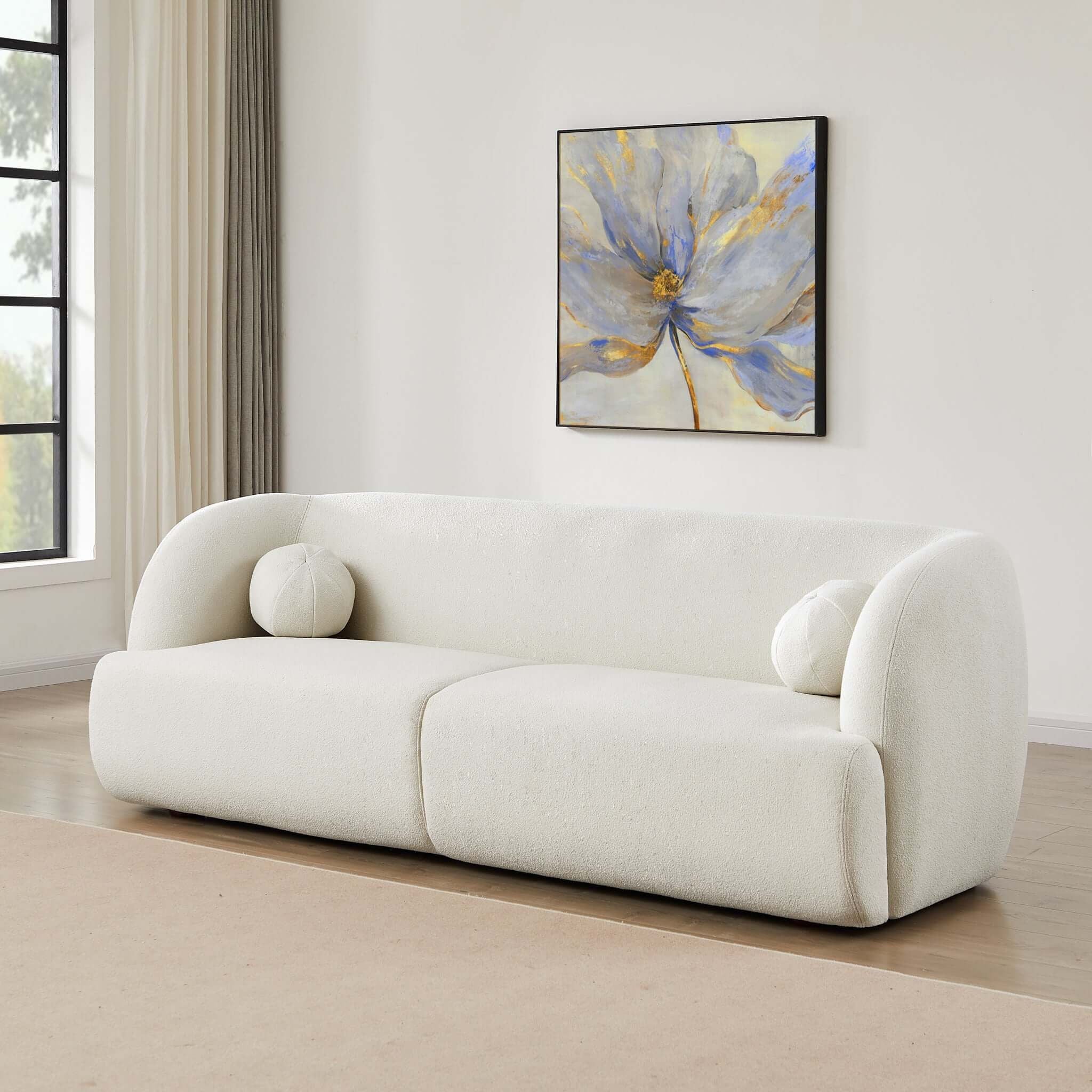 Anna - French Boucle Sofa - Image 11