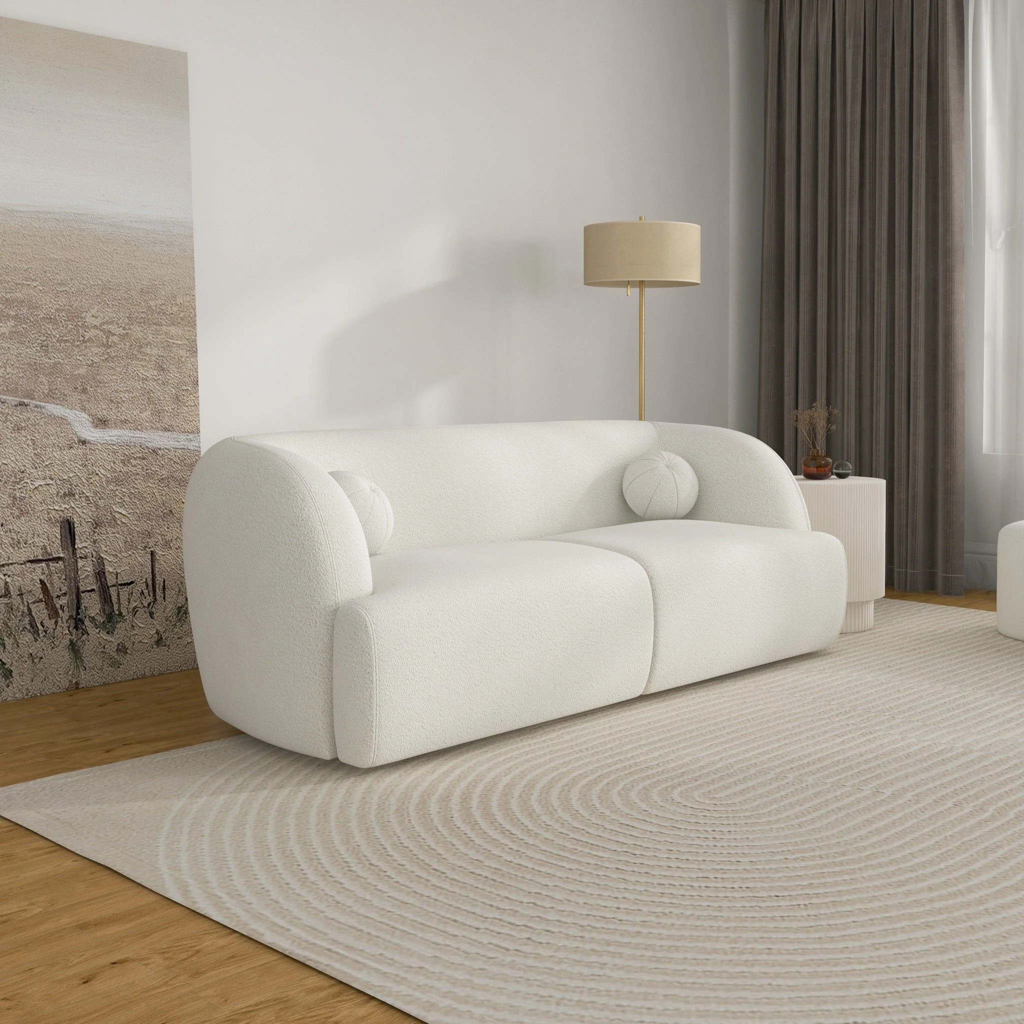 Anna - French Boucle Sofa - Image 15
