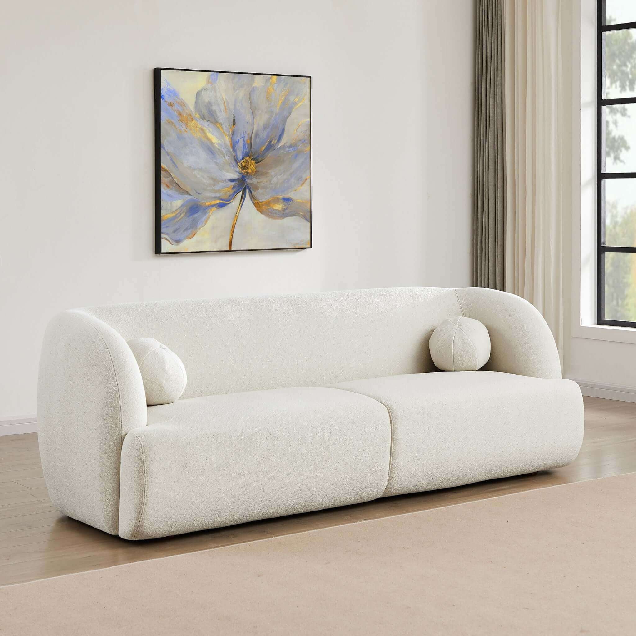 Anna - French Boucle Sofa - Image 3