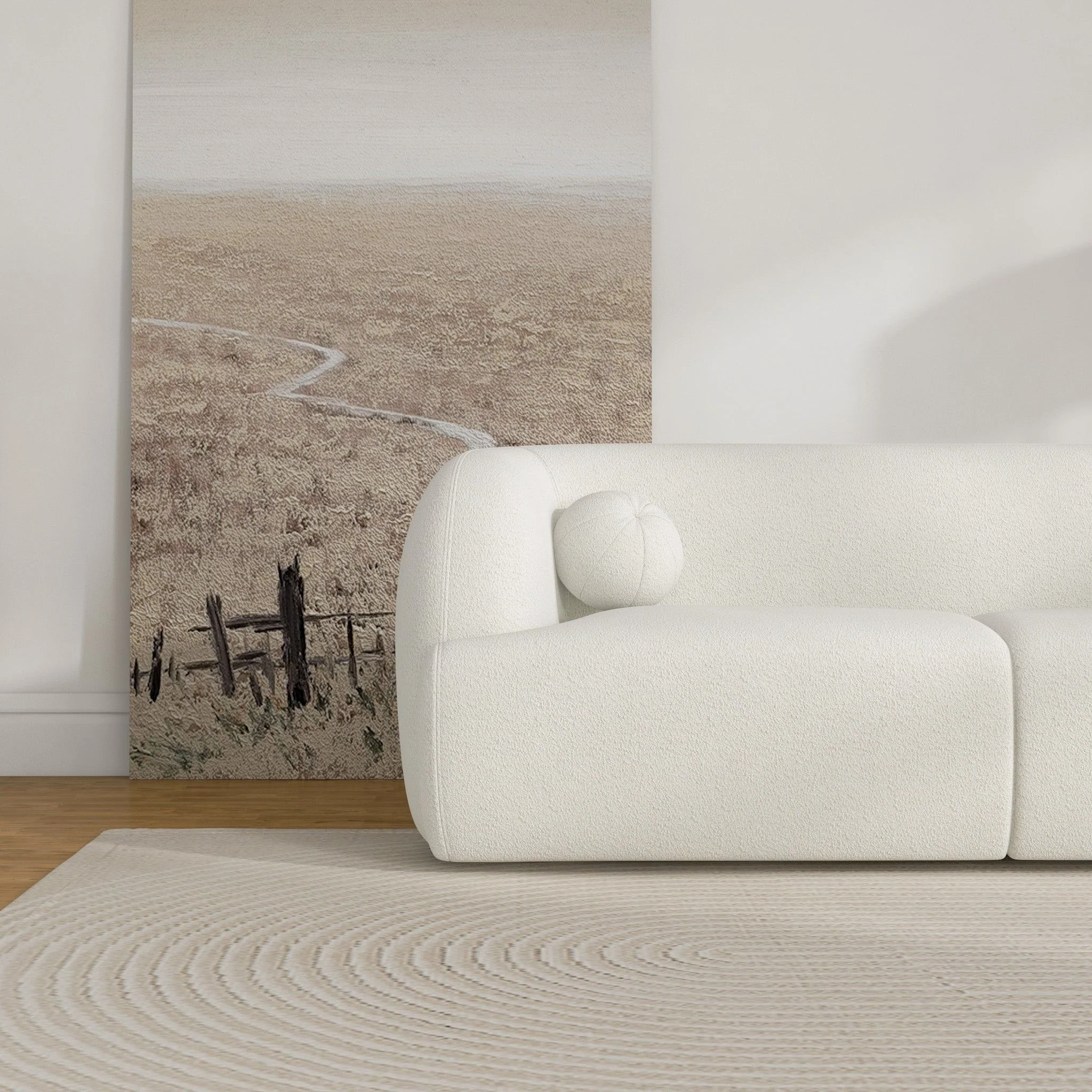 Anna - French Boucle Sofa - Image 4