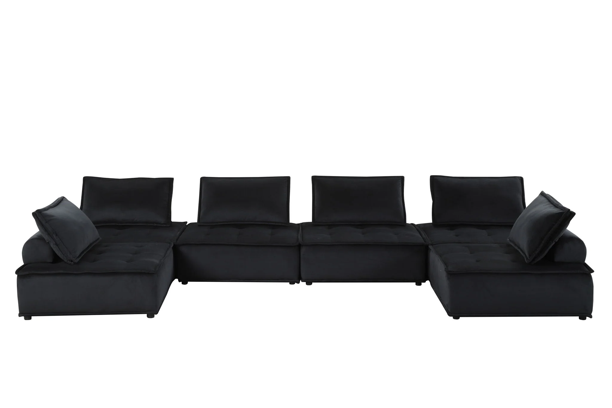 Anna - Stylish Sectional Sofa Ottoman - Image 25
