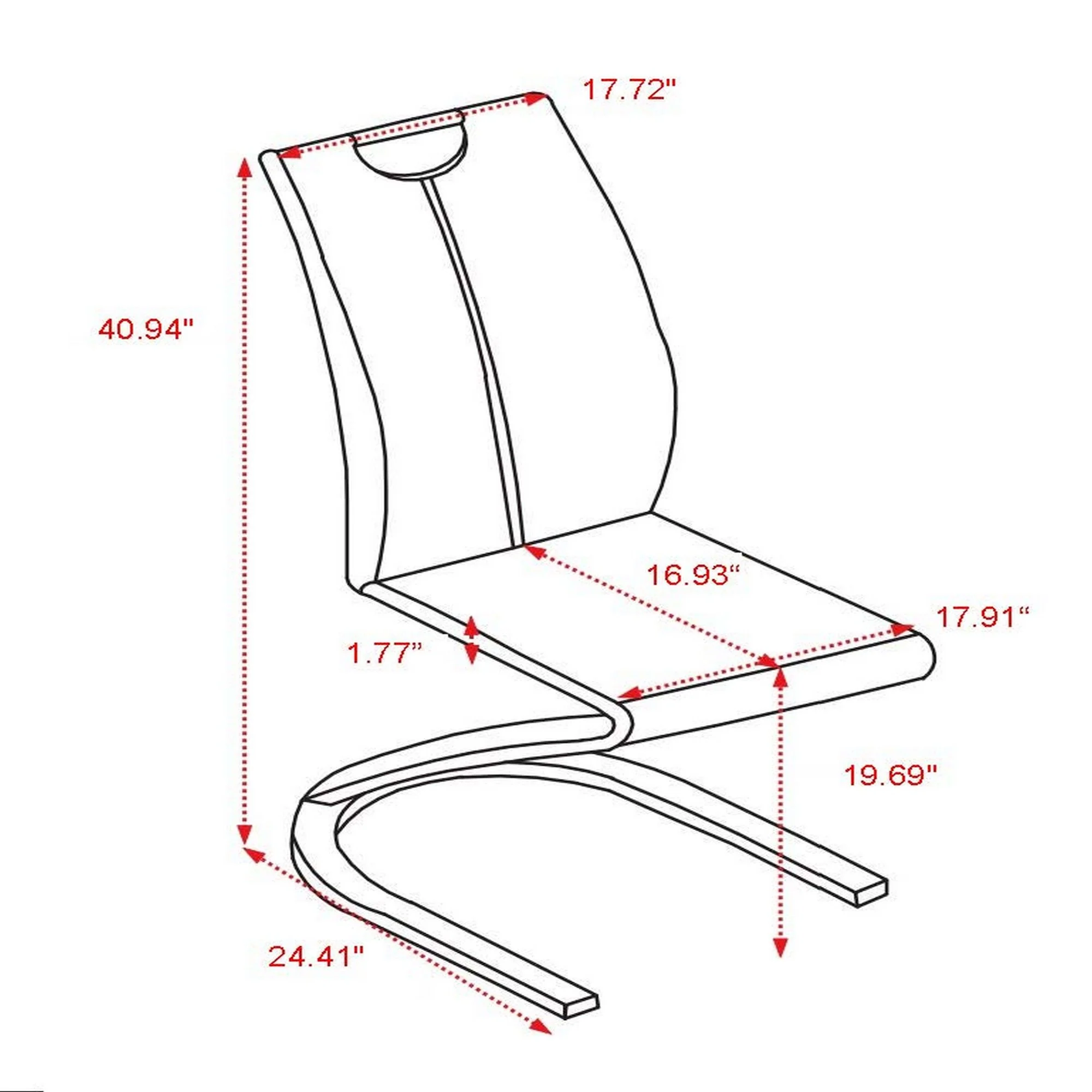Anne - Dining Chairs (Set of 2) - Gray - Image 6