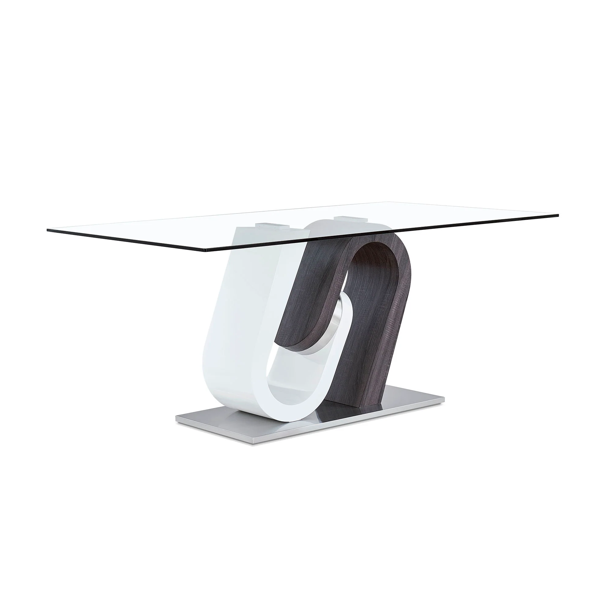 Anne - Dining Table - White / Gray - Image 7