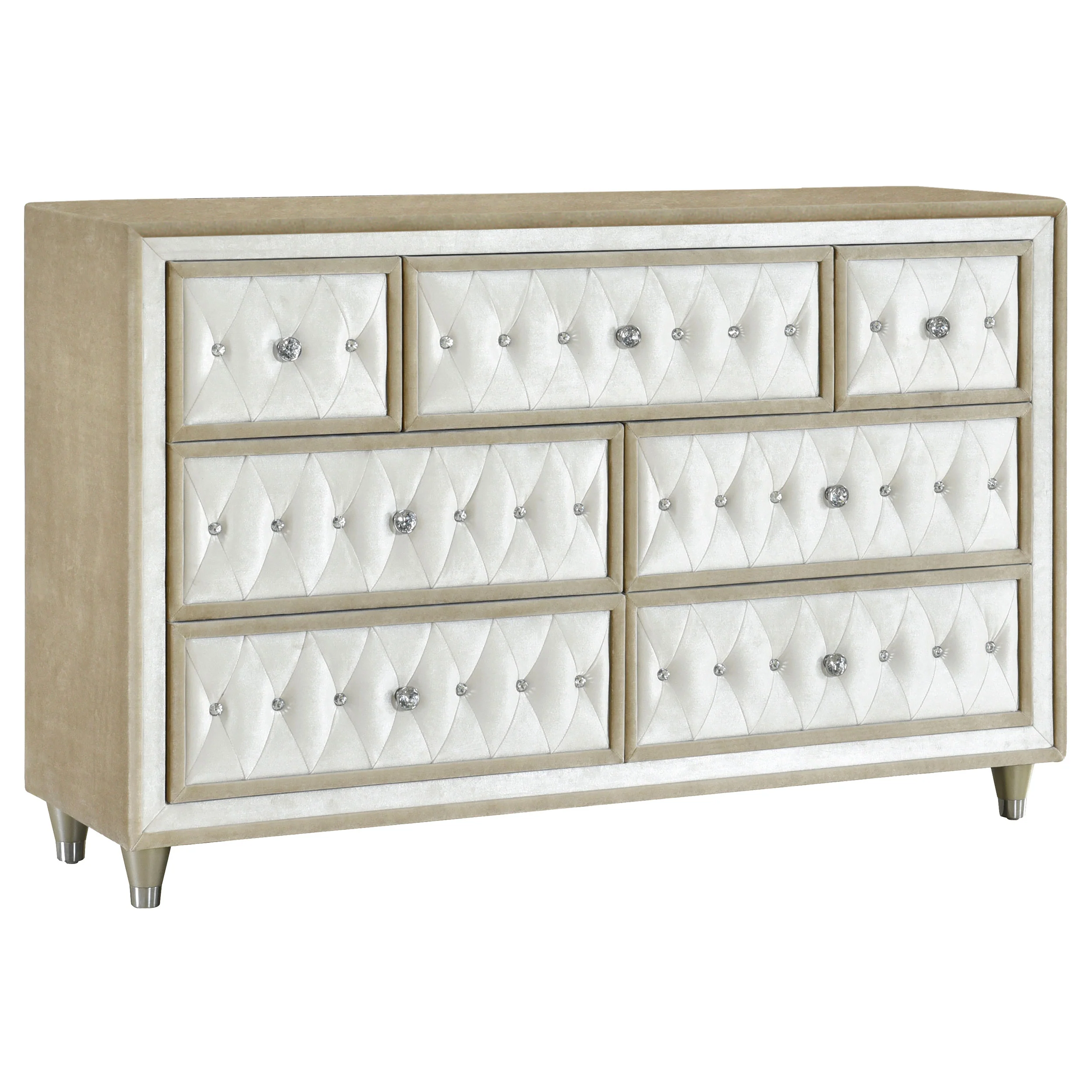 Antonella 5-piece Eastern King Bedroom Set Ivory - Image 23