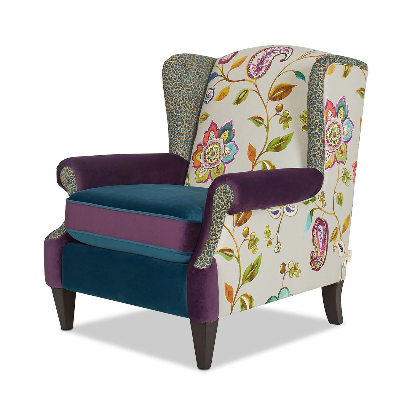 Anya - Boho Chic Wingback Accent Arm Chair - Image 10