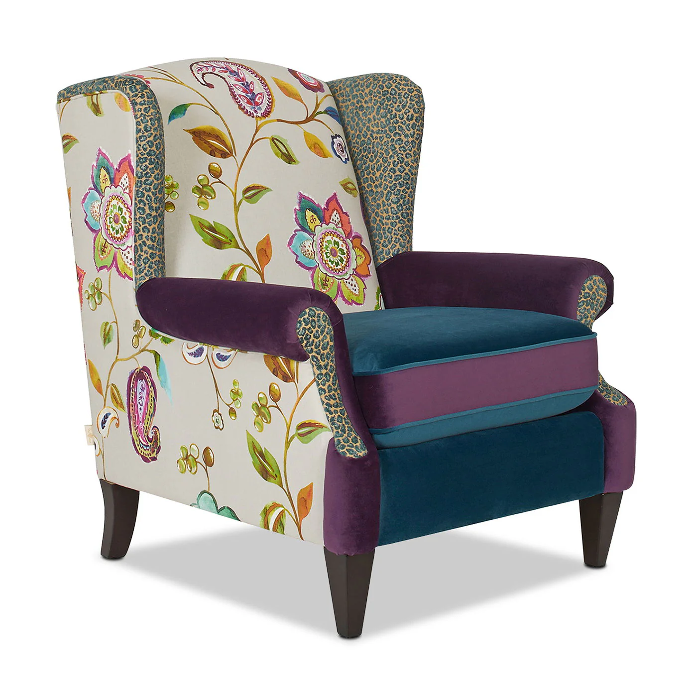 Anya - Boho Chic Wingback Accent Arm Chair - Image 11