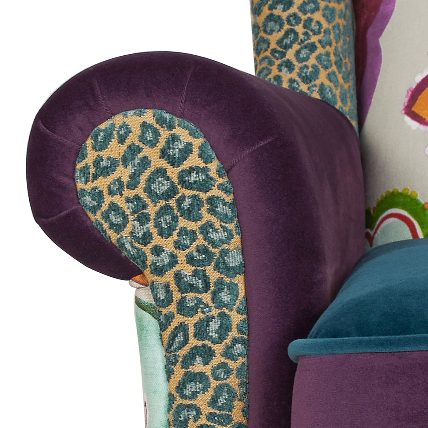 Anya - Boho Chic Wingback Accent Arm Chair - Image 13