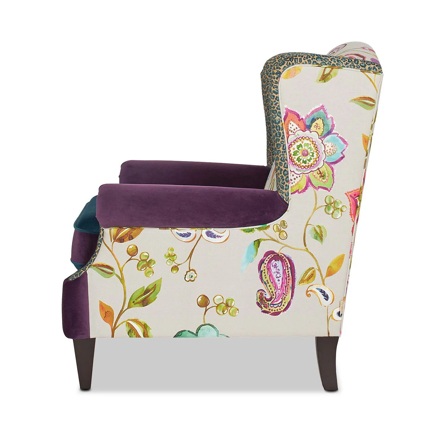 Anya - Boho Chic Wingback Accent Arm Chair - Image 3