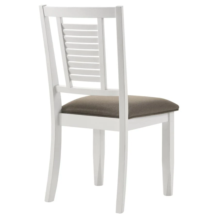 Appleton Wood Dining Side Chair Distressed White (Set of 2) - Image 7
