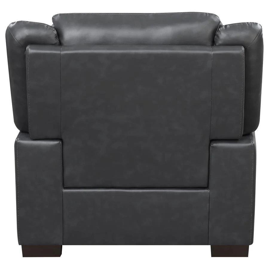 Arabella - Upholstered Padded Arm Sofa Set - Image 15