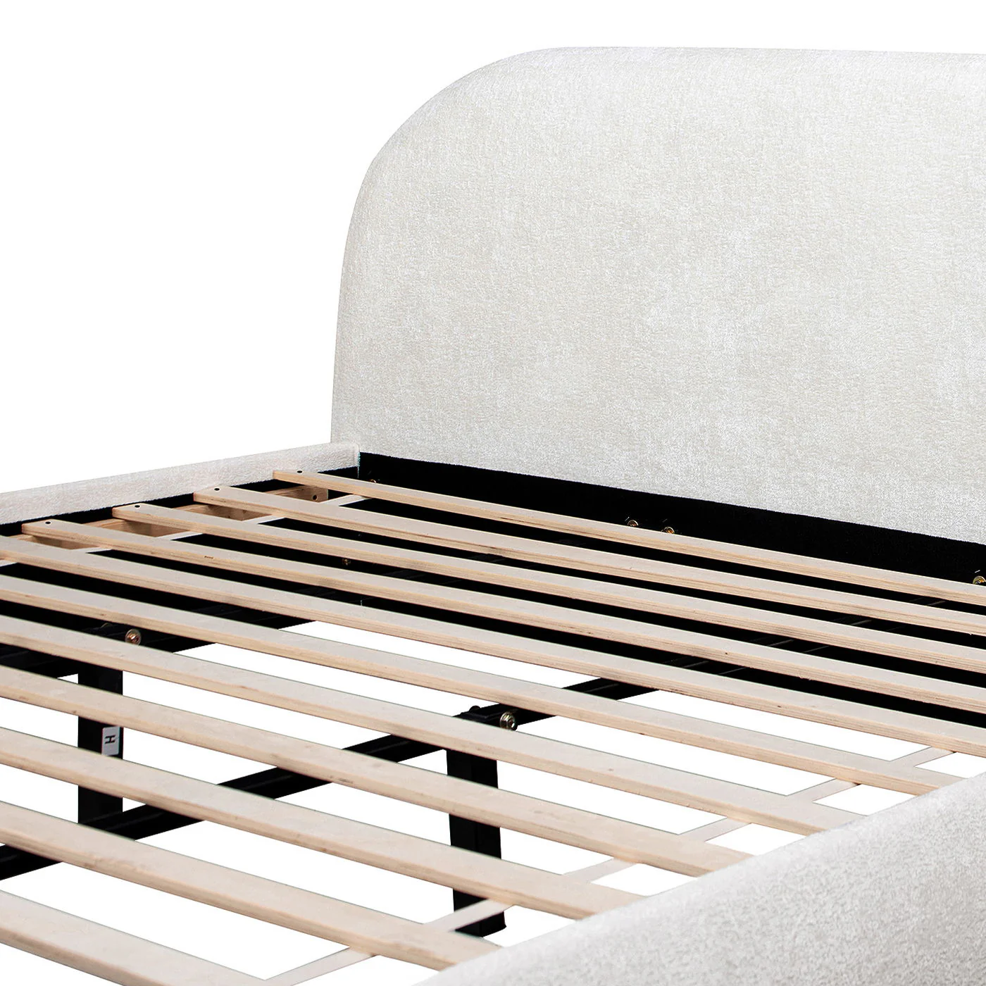 Archie Puffy Grounded - Upholstered Platform Bed - Image 5