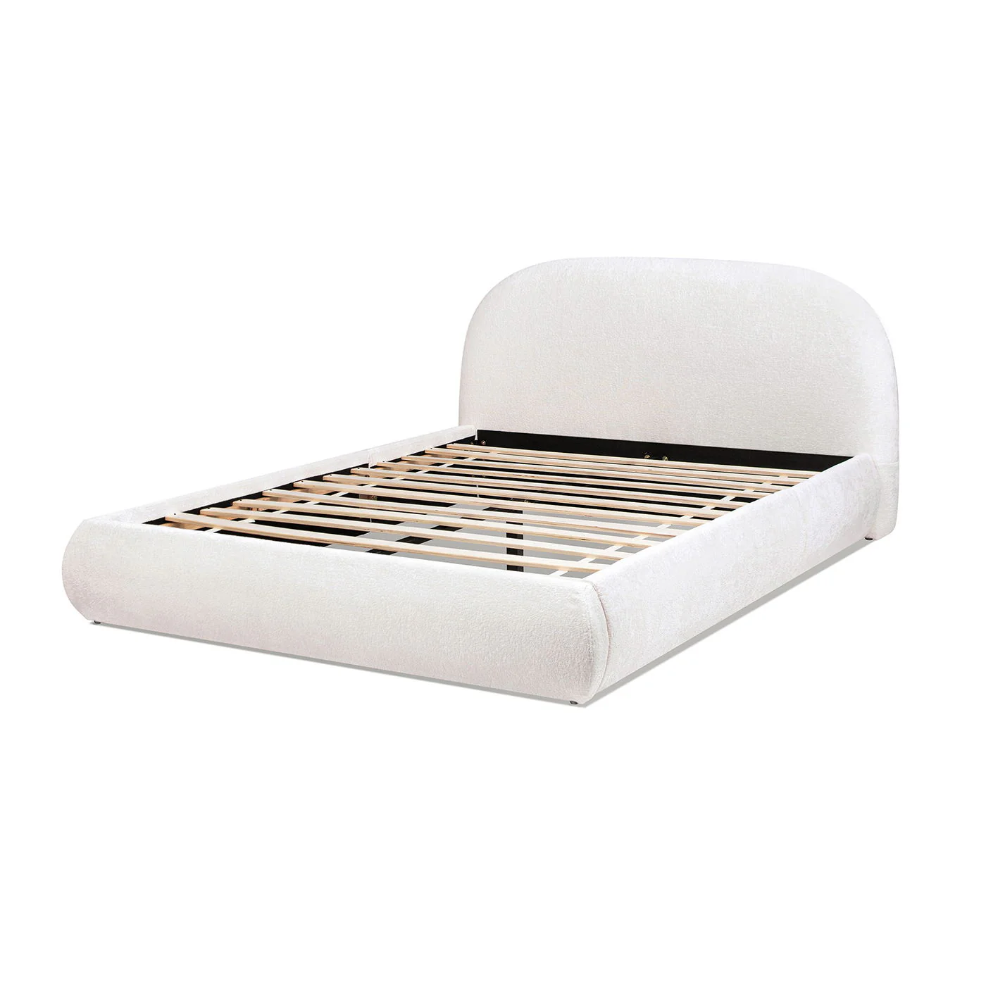 Archie Puffy Grounded - Upholstered Platform Bed - Image 7