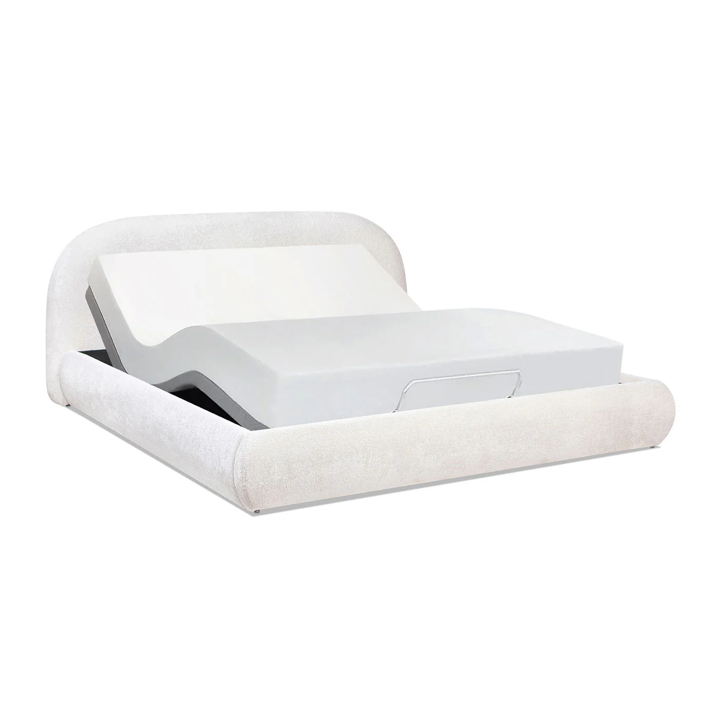 Archie Puffy Grounded - Upholstered Platform Bed - Image 8