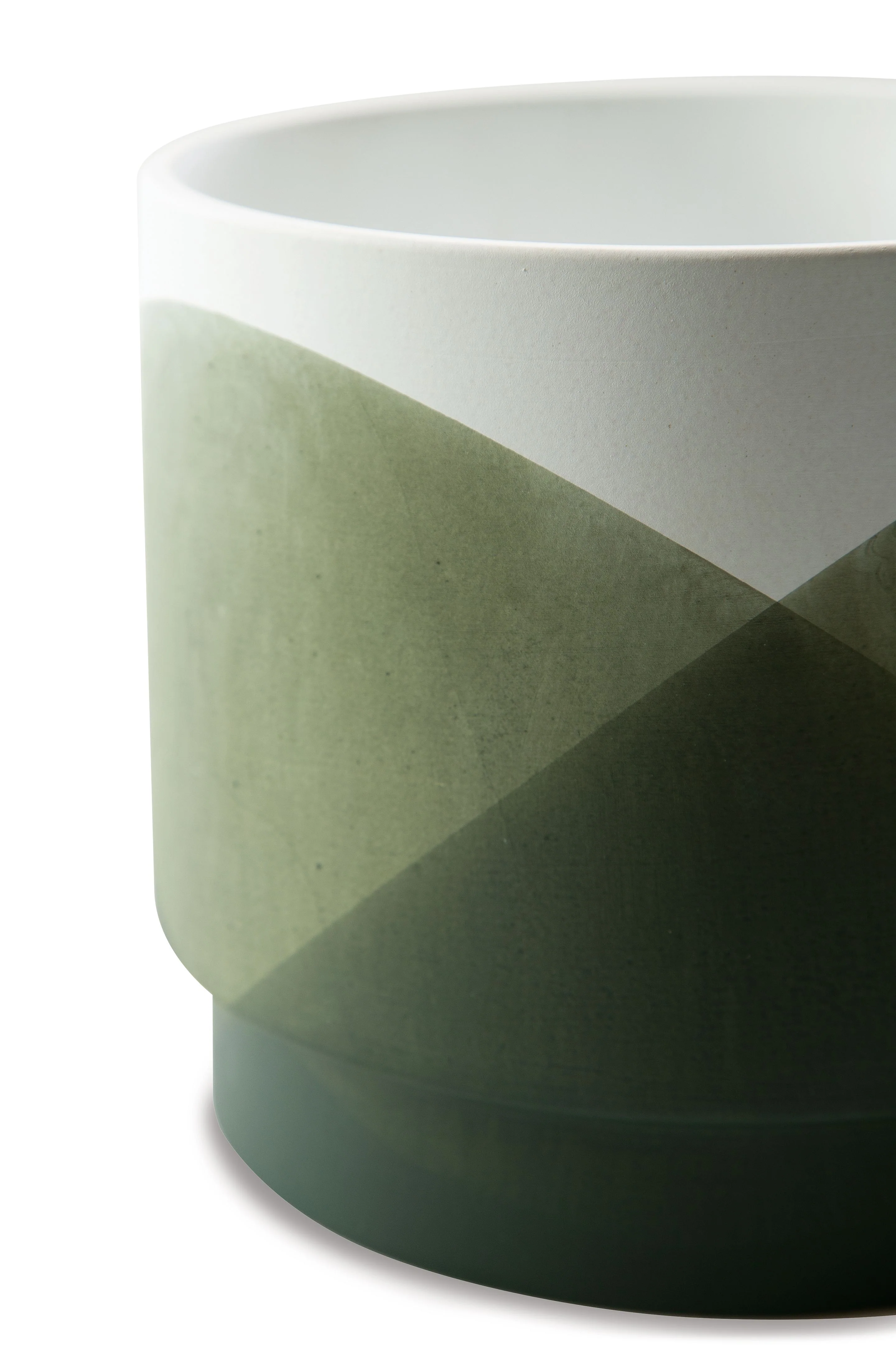 Ardenridge - Planter Set (Set of 2) - Green / White - Image 6