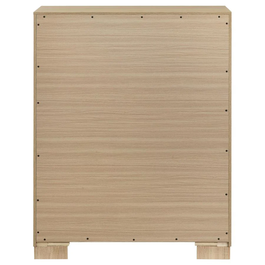 Arielle - 4-Drawer Bedroom Chest Of Drawers - Light Oak - Image 5