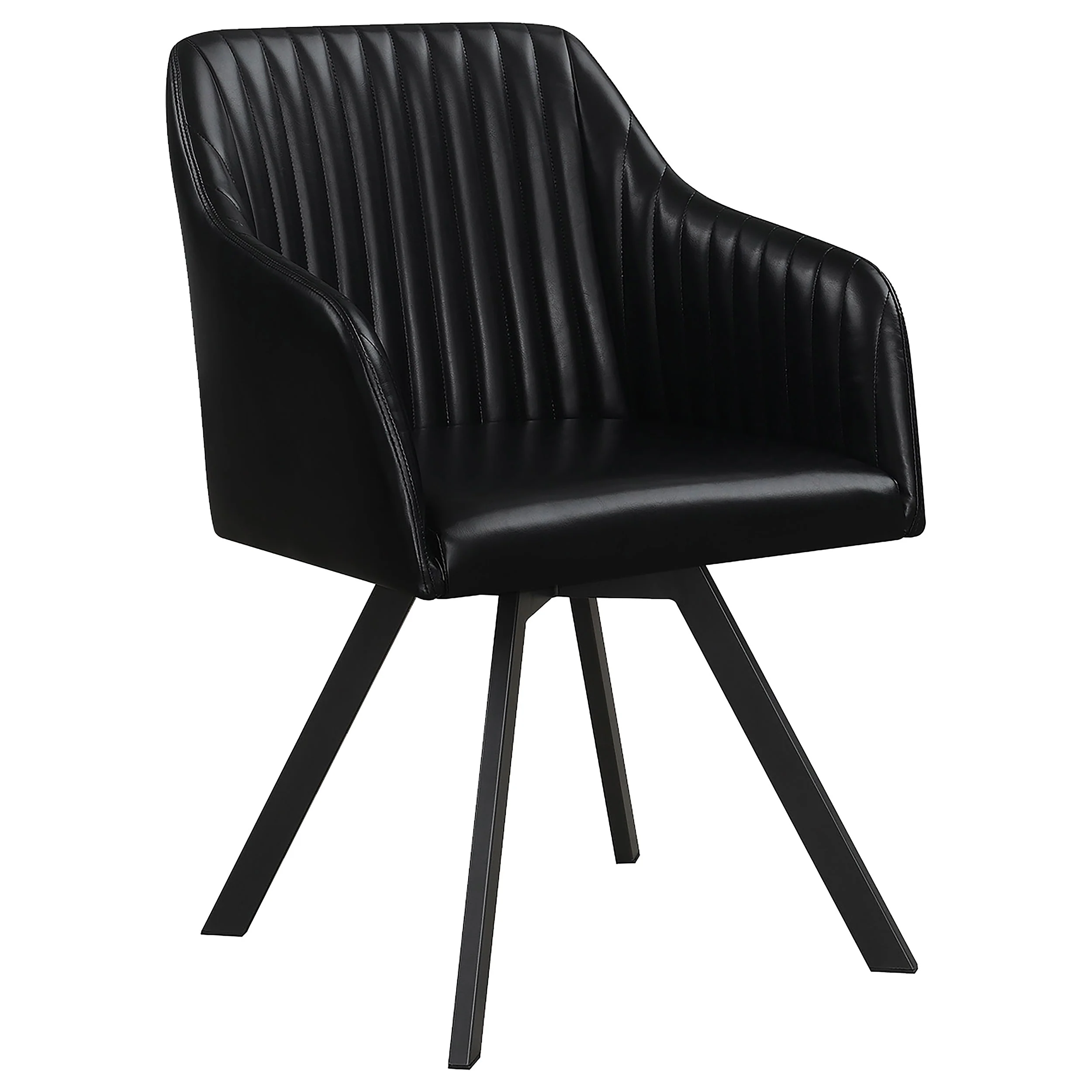 Arika - Upholstered Swivel Dining Arm Chair - Image 9