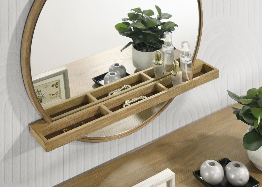 Arini - 2 Piece Makeup Vanity Table And Mirror Set - Image 15