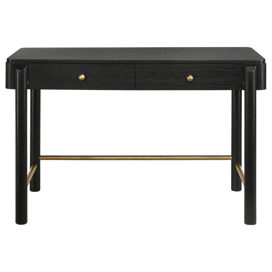 Arini - 2 Piece Makeup Vanity Table And Mirror Set - Image 8