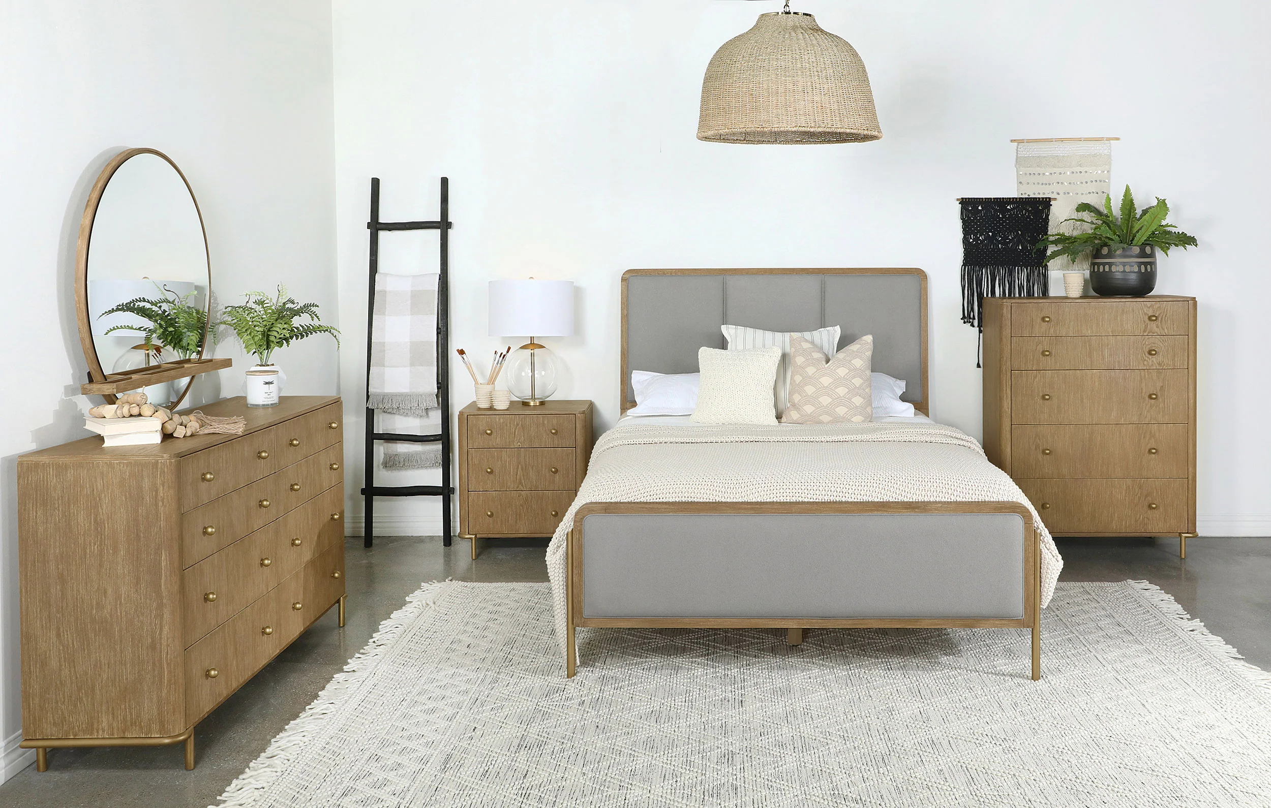 Arini  Bedroom Set Sand Wash and Grey - Image 78