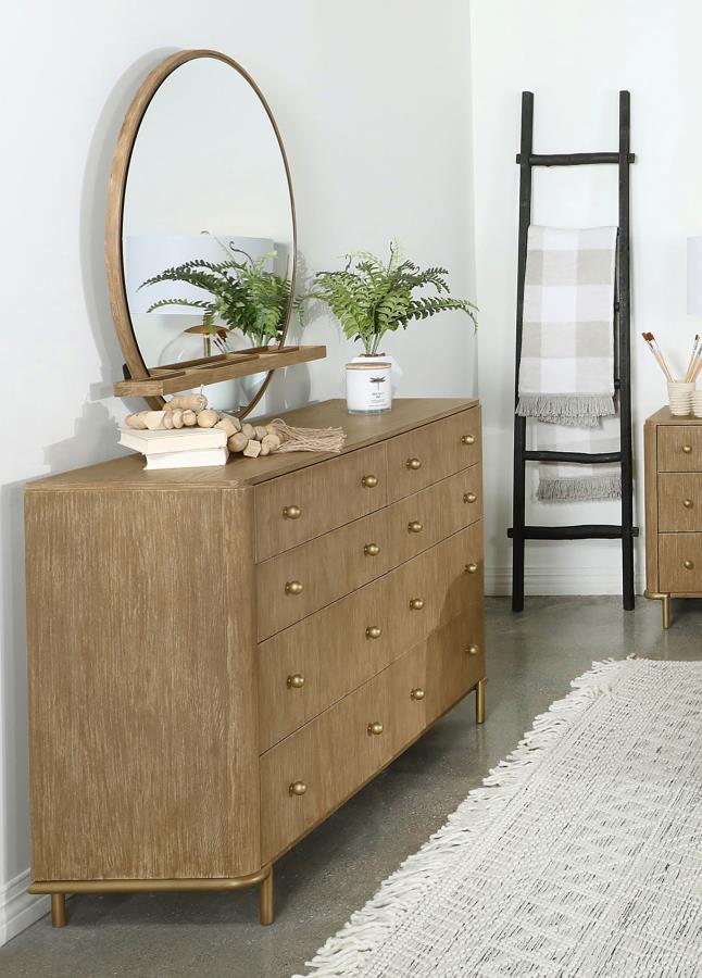 Arini - 8-Drawer Bedroom Dresser With Mirror - Image 3