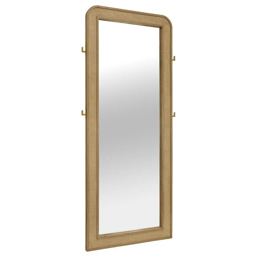 Arini - Cane Weave Full Length Standing Floor Mirror - Image 3