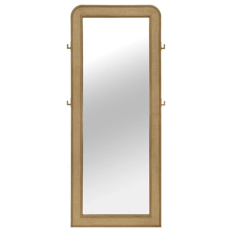 Arini - Cane Weave Full Length Standing Floor Mirror - Image 5