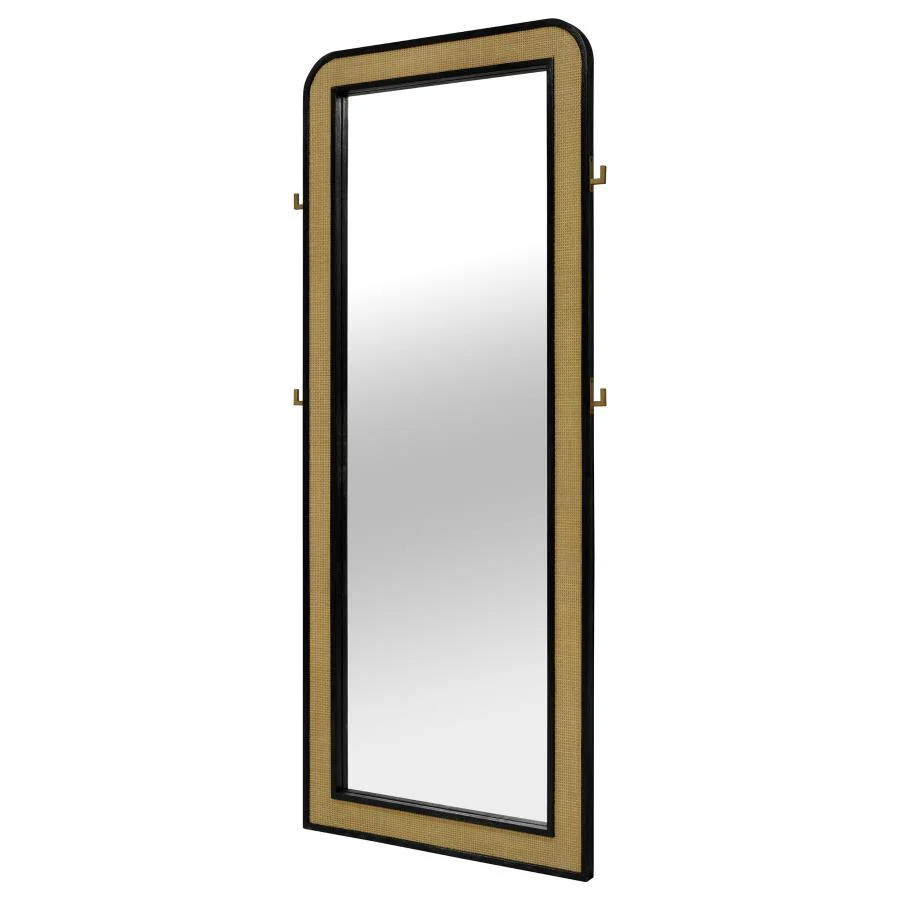 Arini - Cane Weave Full Length Standing Floor Mirror - Image 8
