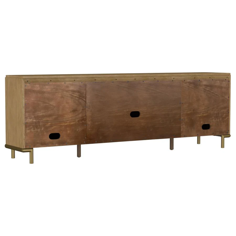 Arini - Rattan Cane 2-Door TV Stand Media Console - Image 13
