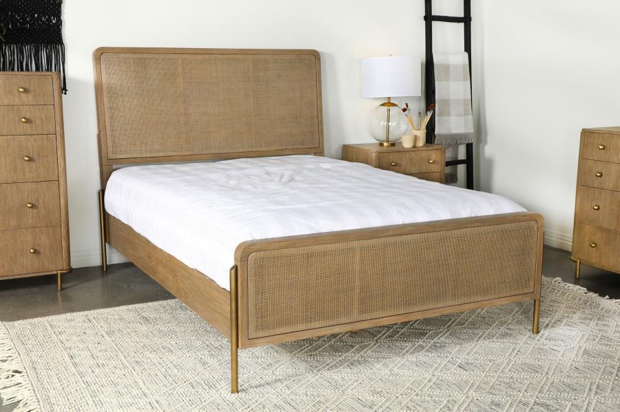 Arini - Rattan Panel Bed - Image 9