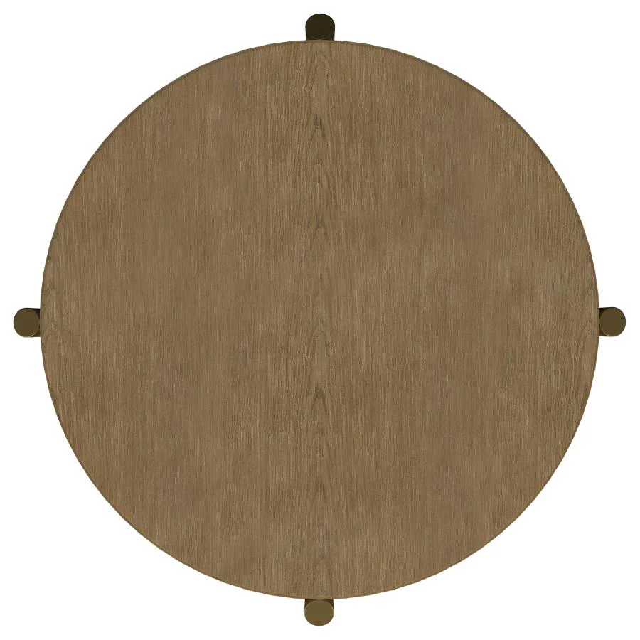 Arini - Round End Side Table With Storage Shelf - Image 11