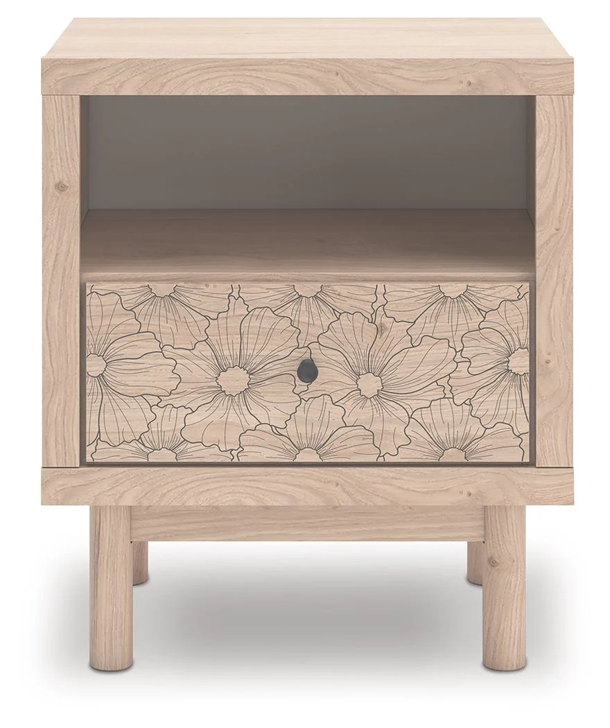Arloster - One Drawer Night Stand - Tan - Image 9